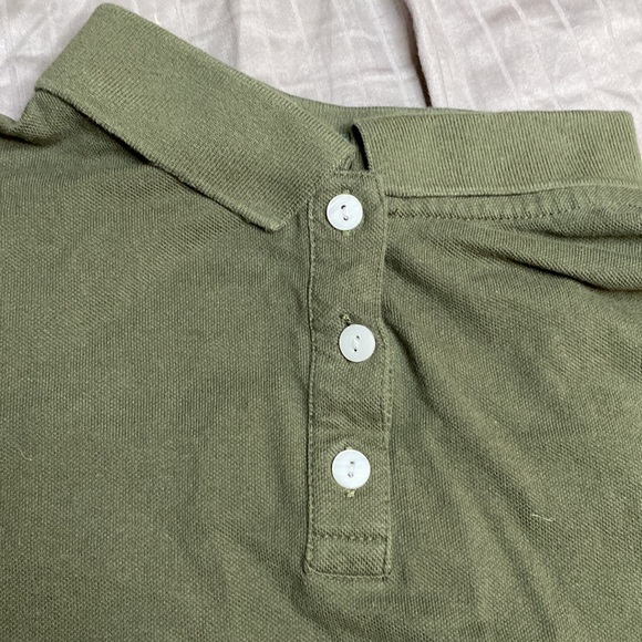 Dark green cropped polo - Picture 2 of 3